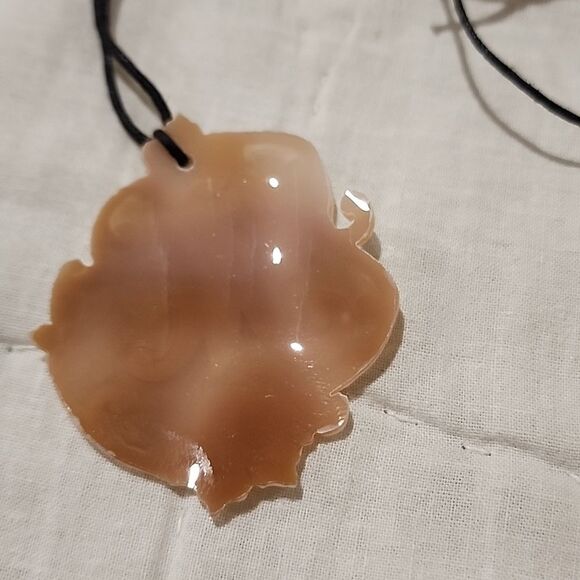 Giovanni Apa Cameo Initial Pendant - Handmade - adjustable length - Picture 3 of 4